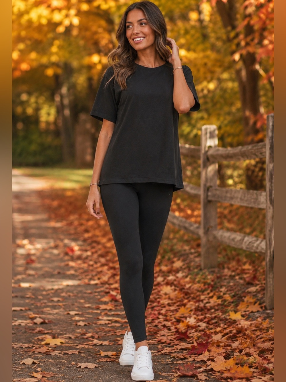 Zenana ✨Everyday Black Leggings set - Women's Comfort Fit small